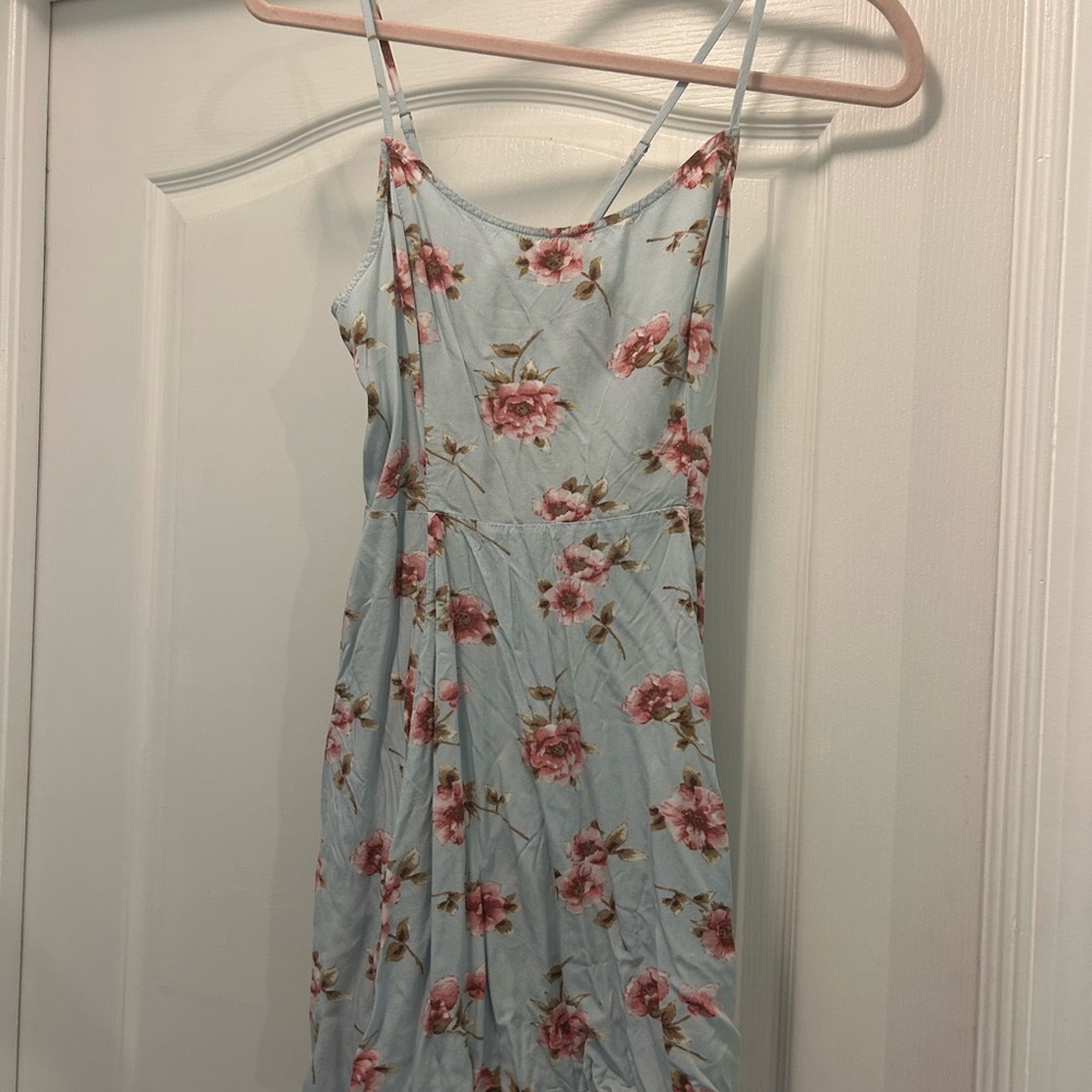 Floral Spaghetti Strap mini dress